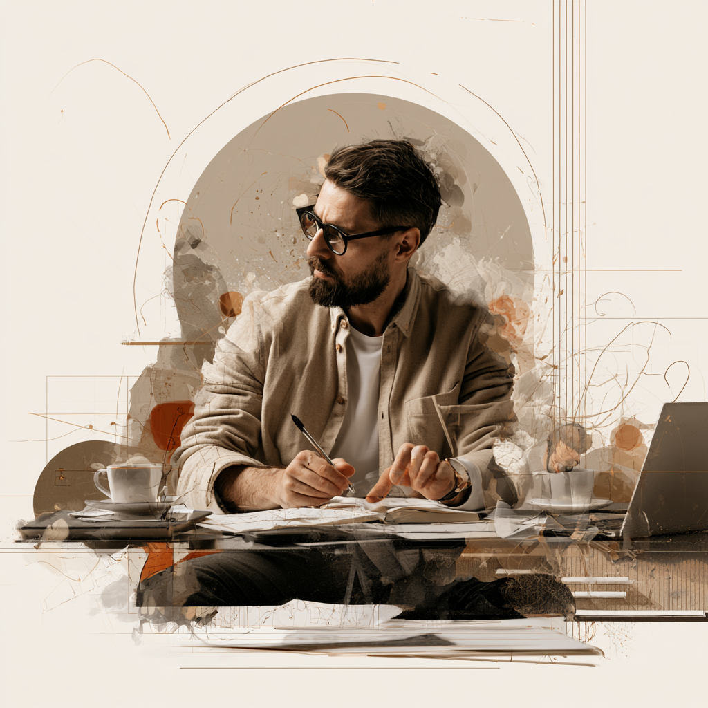 Biznesowa ilustracja zespołu prowadzącego firmę wspólną drogą przez CRM, Kanban i kalendarz do celu